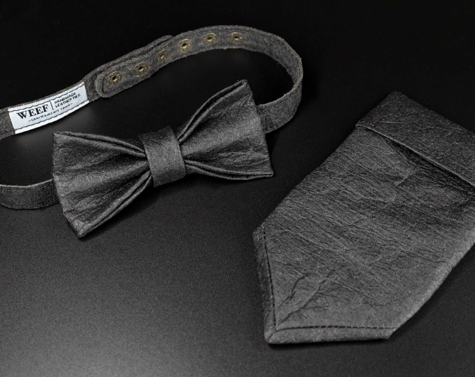 BOW TIE - Piñatex® Charcoal