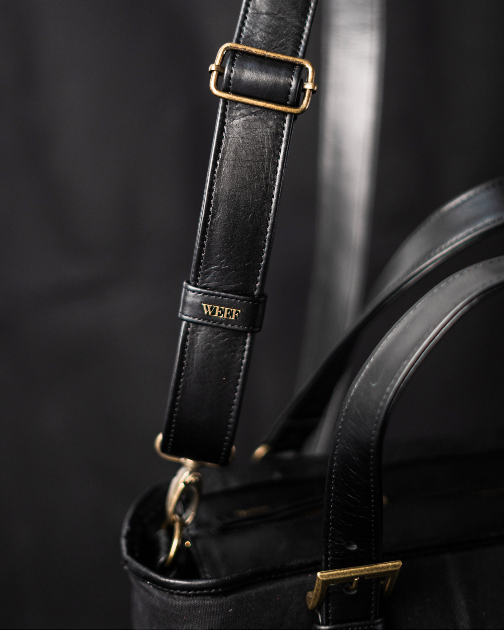WEEF | UNITARY BAG - Black Canvas