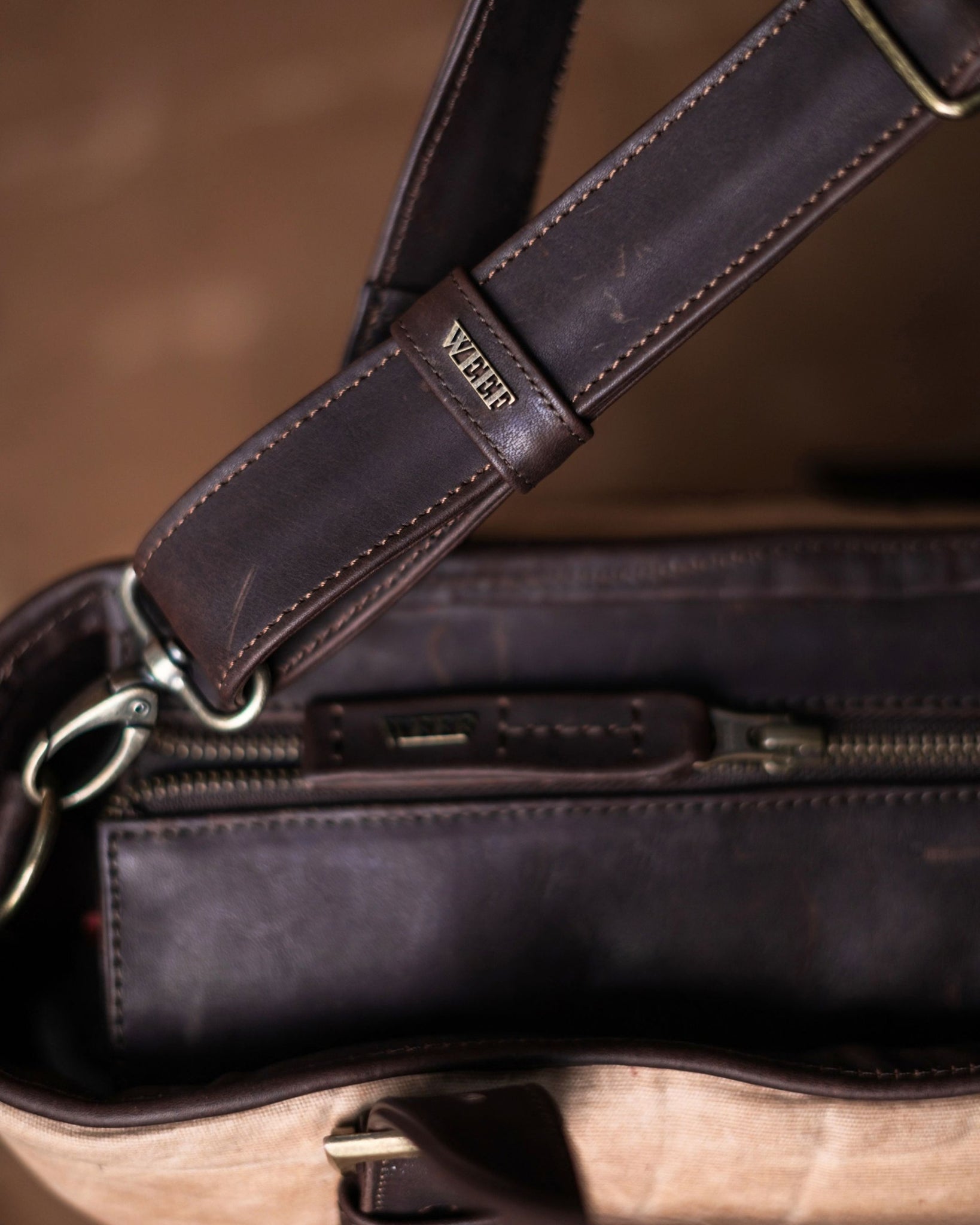 WEEF | UNITARY BAG - Tan Canvas