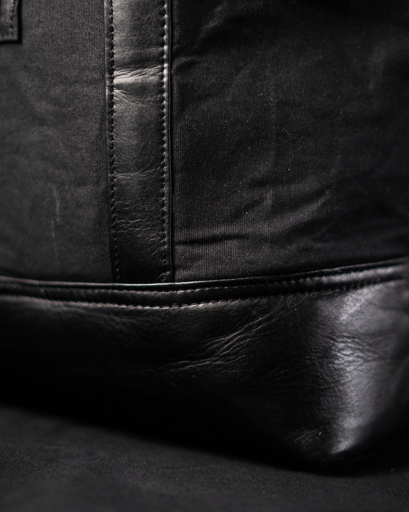 WEEF | UNITARY BAG - Black Canvas