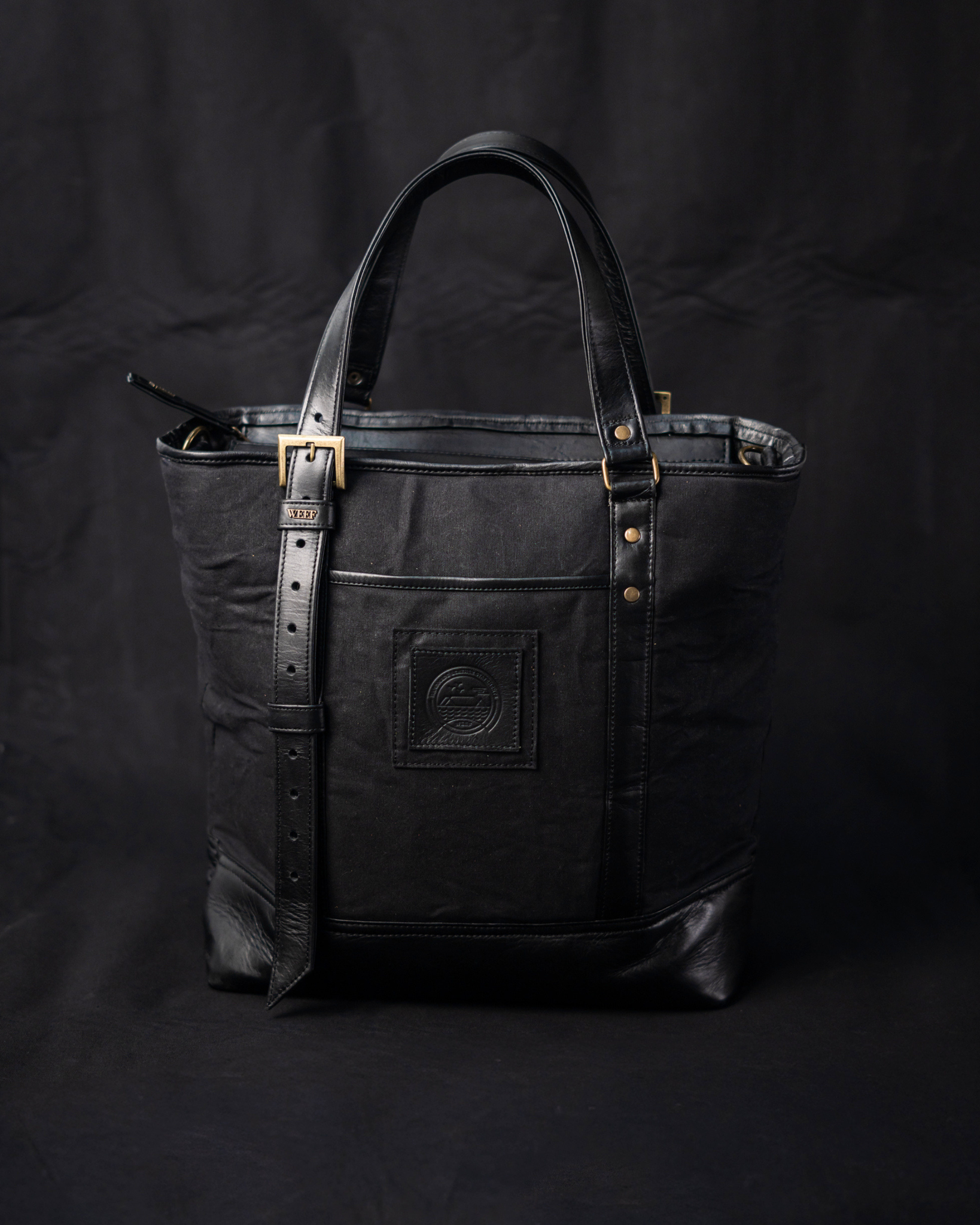 WEEF | UNITARY BAG - Black Canvas