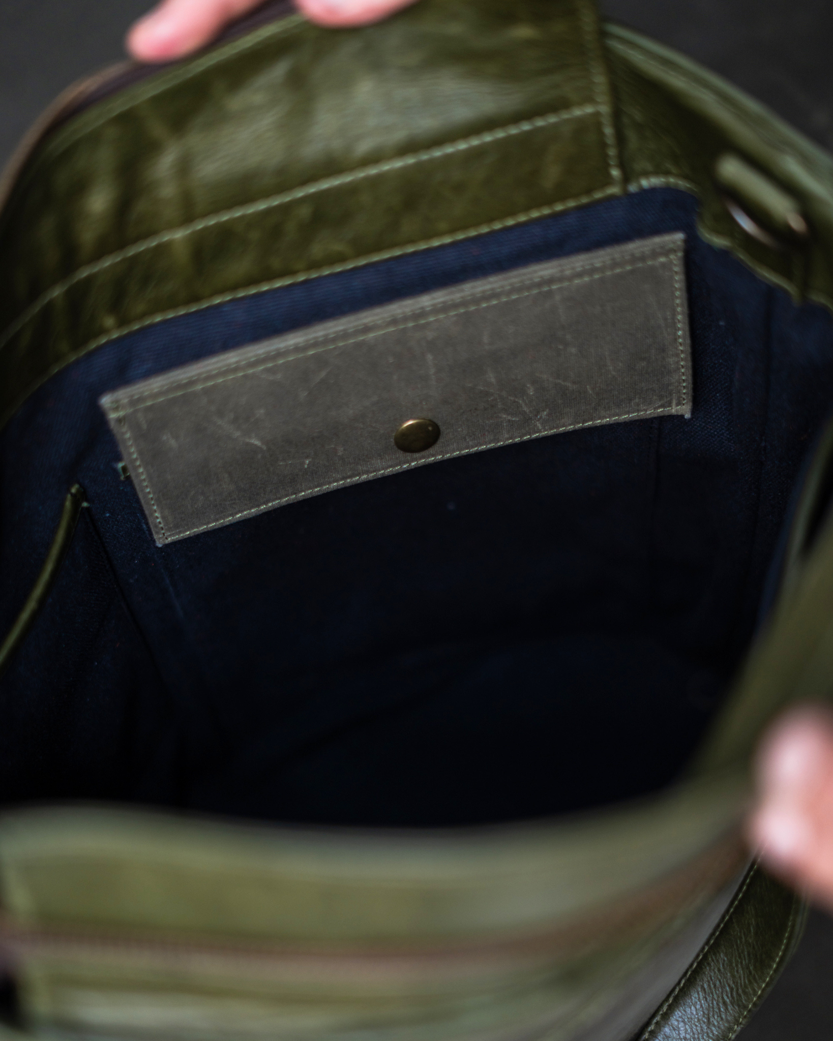 WEEF | UNITARY BAG - Military Olive Canvas