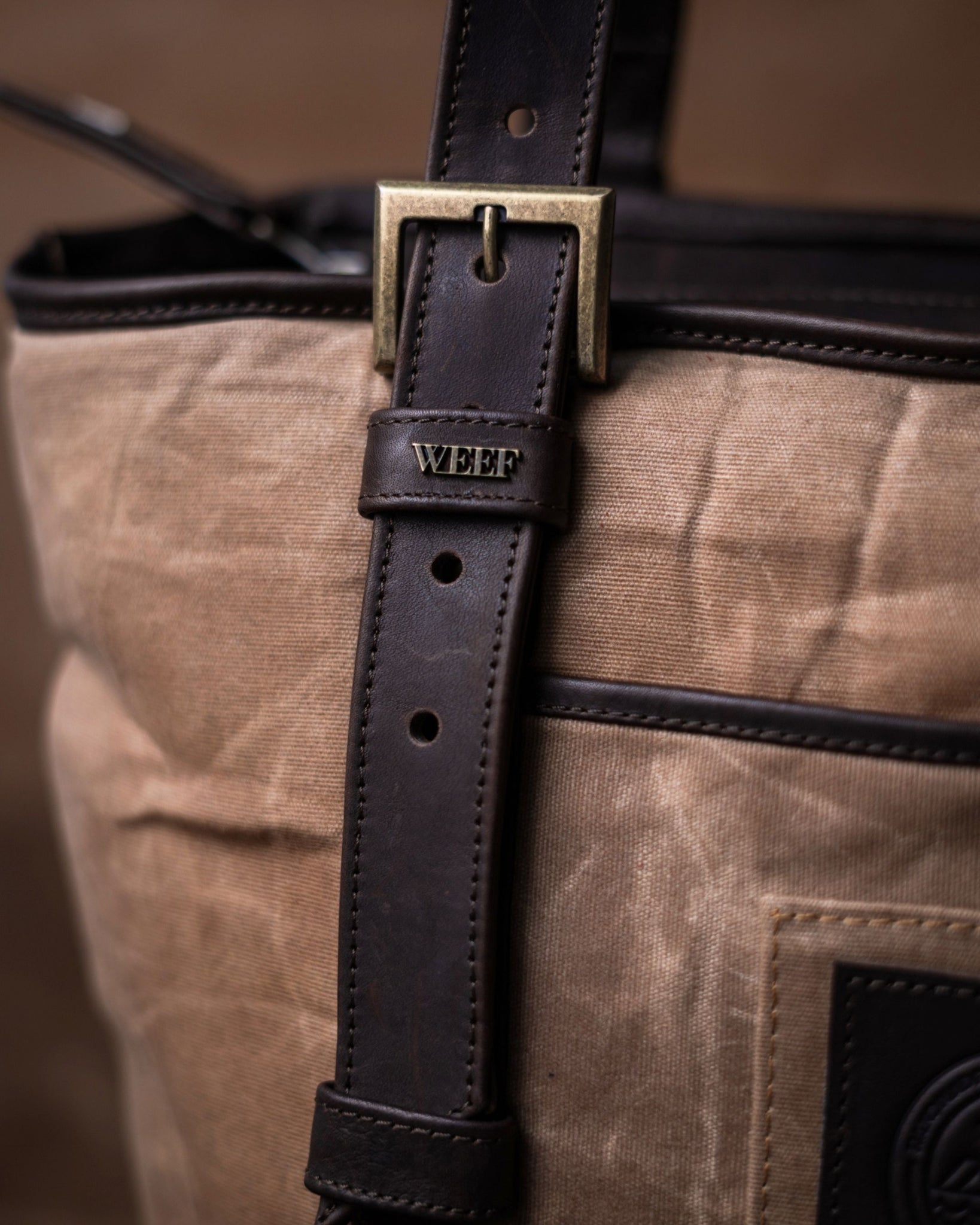 WEEF | UNITARY BAG - Tan Canvas