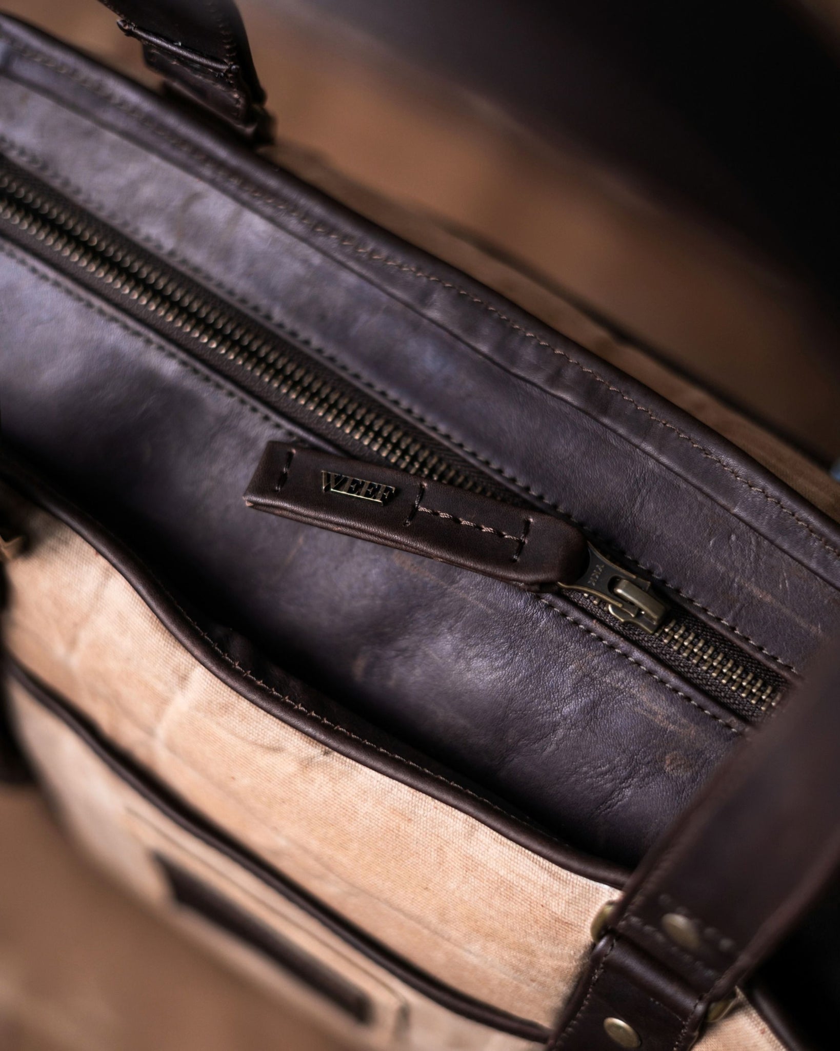 WEEF | UNITARY BAG - Tan Canvas