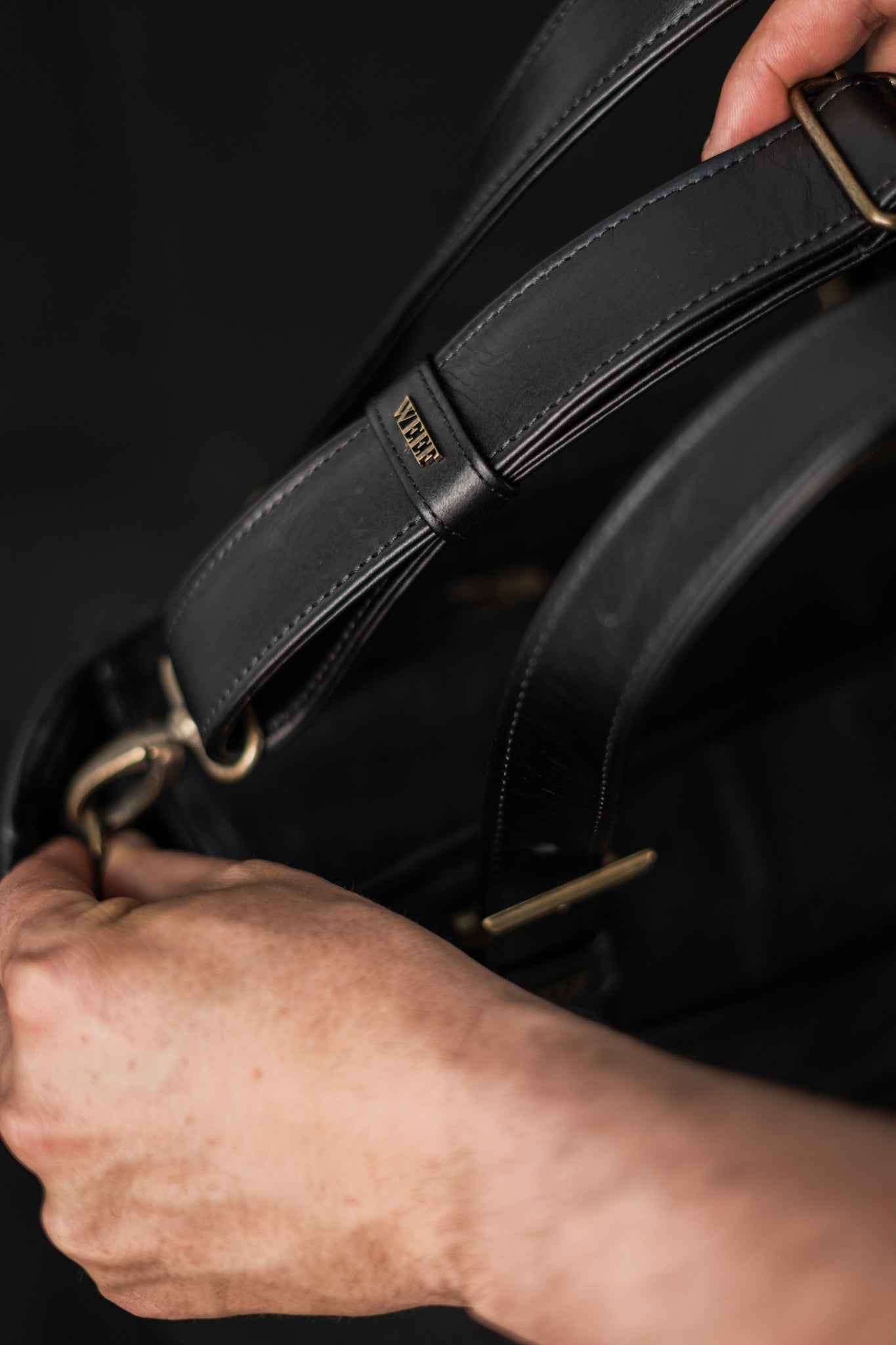 WEEF | UNITARY BAG - Black Canvas
