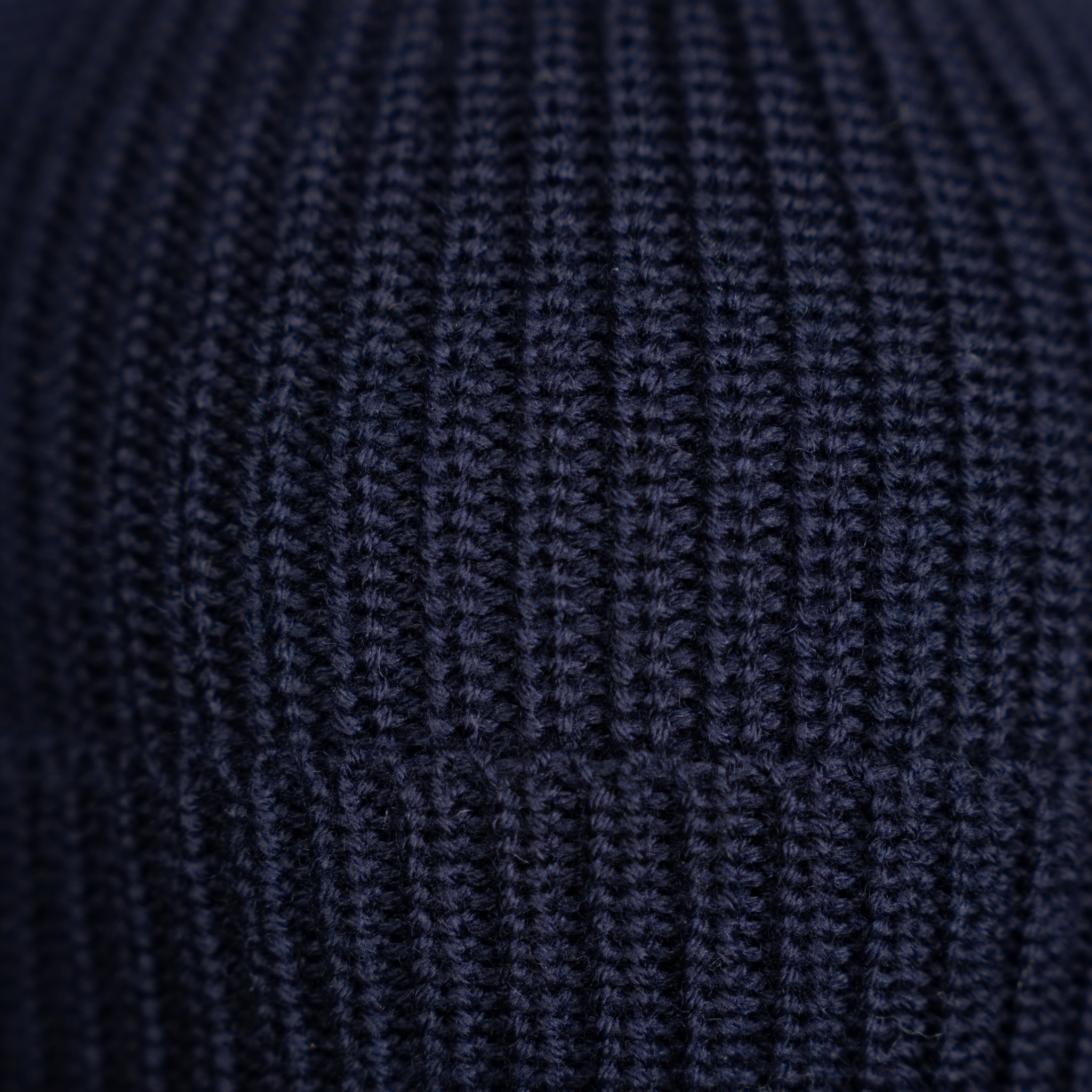 KNITTED HAT - NAVY