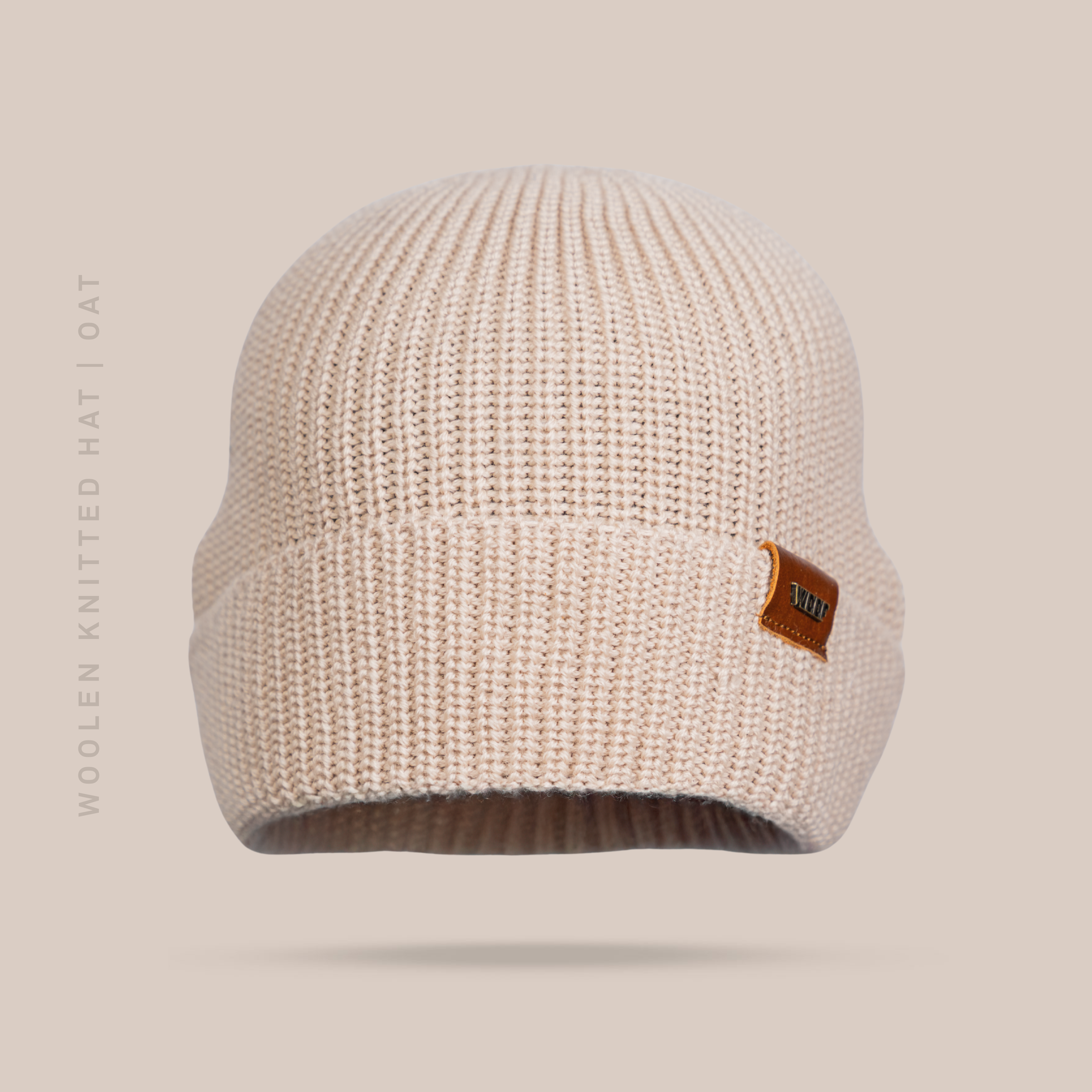 KNITTED HAT - OAT